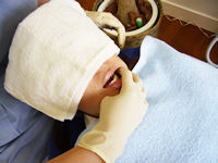 口腔内マッサージ（歯茎/歯肉のツボ マッサージ）